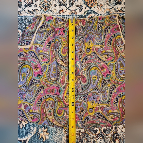 NWT Peek Paisley Girls Skirt with Pockets and Elastic Waist, Size 3XL/14 - Picture 11 of 11